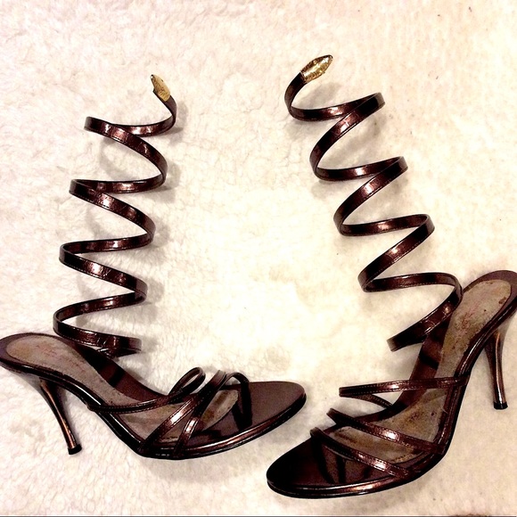 Italian made sexy sandals. Size 7.5 US. - Picture 1 of 6